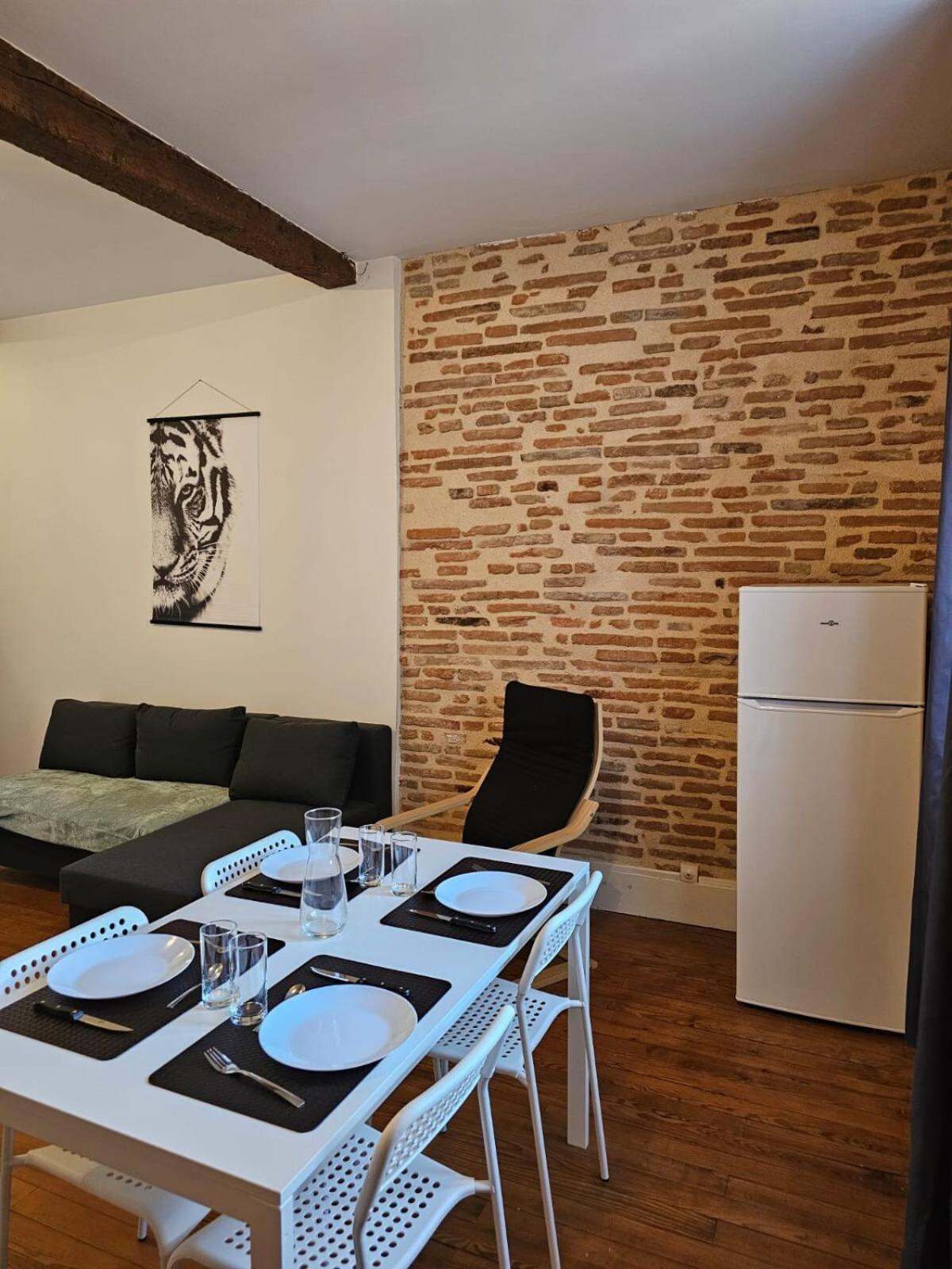 L'etage De L'aristide Proche Gare Parking Facile Montauban